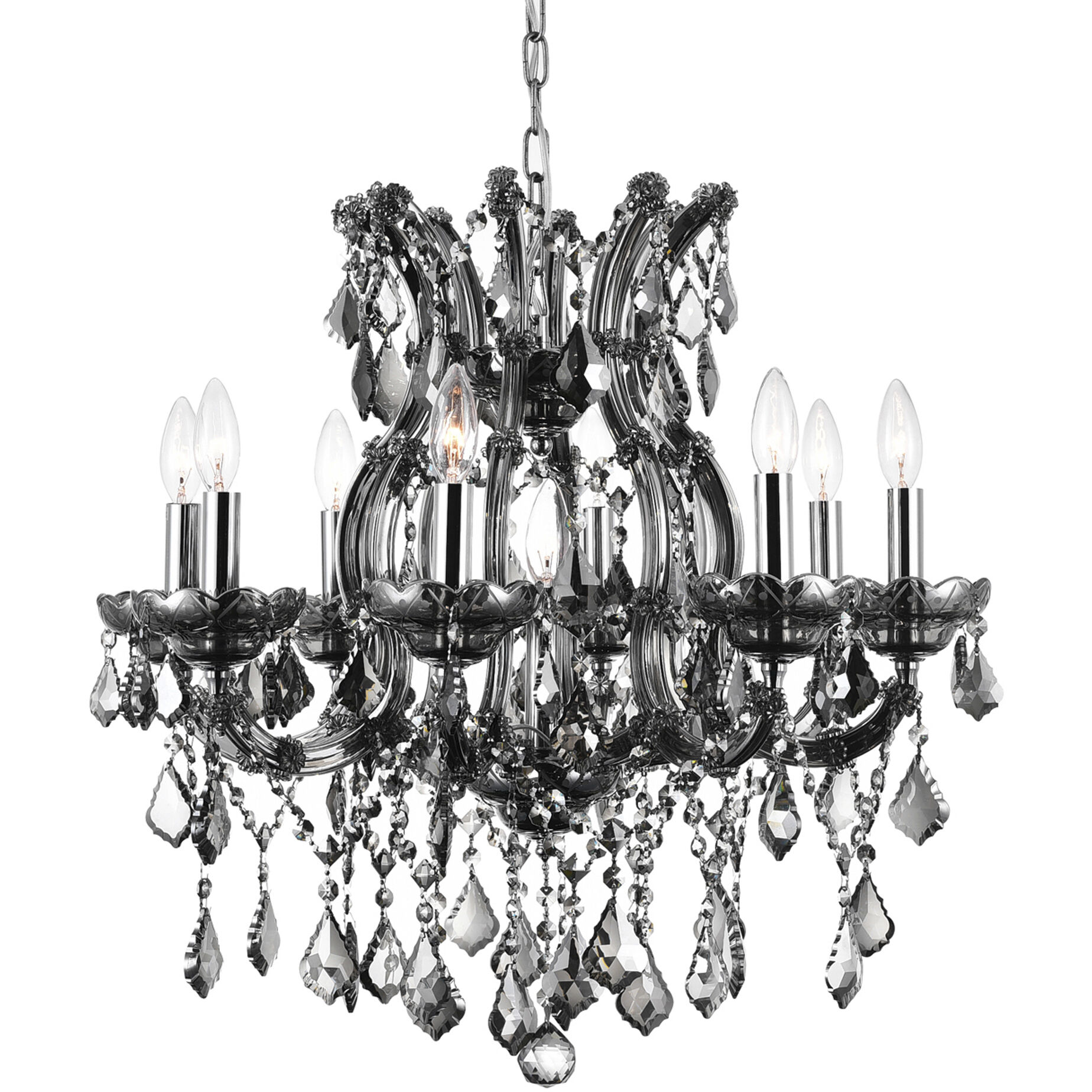 Maria CWI Lighting 8311P24C-9 (CLEAR) Maria Theresa 9 Light 24